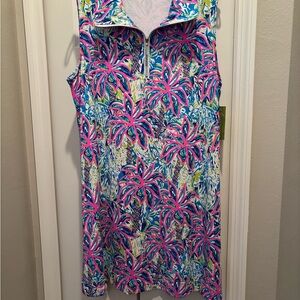 UPF 50 colorful sleeveless Dress -  Florida brand mirrors Lilly Pulitzer look